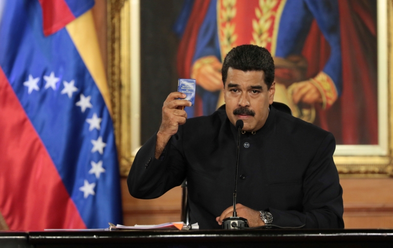 Maduro invocó el artículo 347 de la actual Constitución para llamar a una Constituyente que dijo será "chavista". Maduro