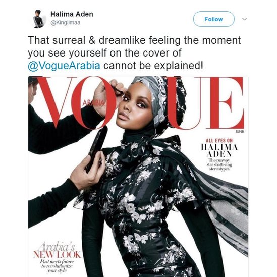 Это сюрреалистическое и сказочное ощущение в тот момент, когда вы видите себя на обложке @VogueArabia, невозможно объяснить!