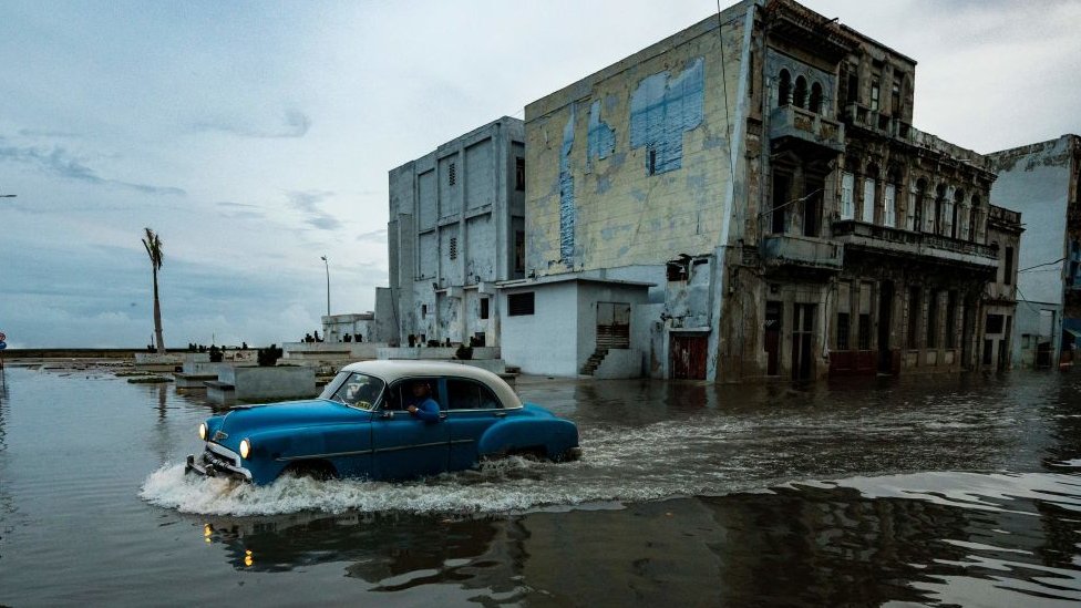 Este lunes el huracán Ian afectó la parte oeste de Cuba.