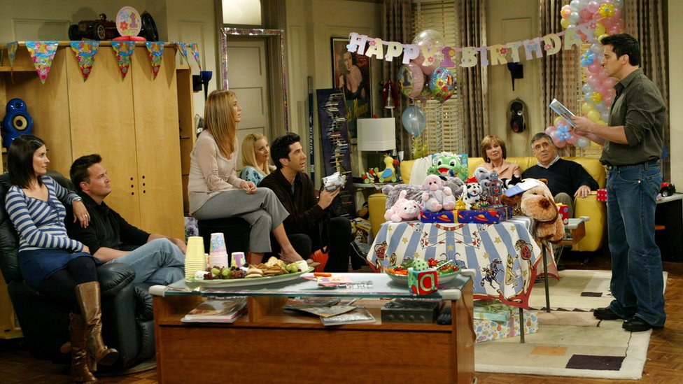 Actores de la serie Friends en 2003