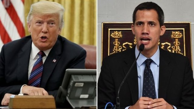 Trump y Guaido