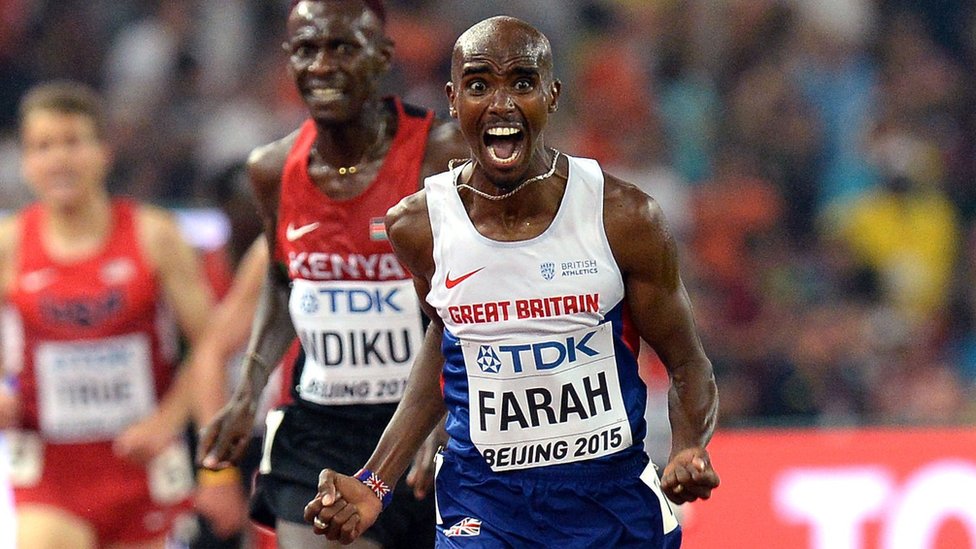 World Athletics Championships: Mo Farah wins 5,000m gold - CBBC Newsround