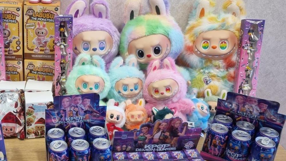 Fake Labubu and KPop Demon Hunter toys seized as Christmas