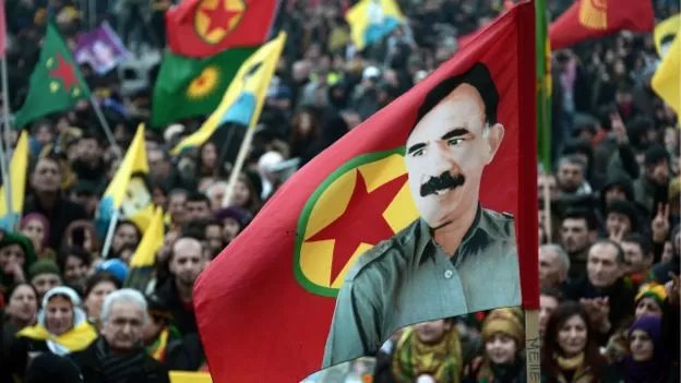 مسيرة لانصار حزب العمال الكردستاني في اوروبا