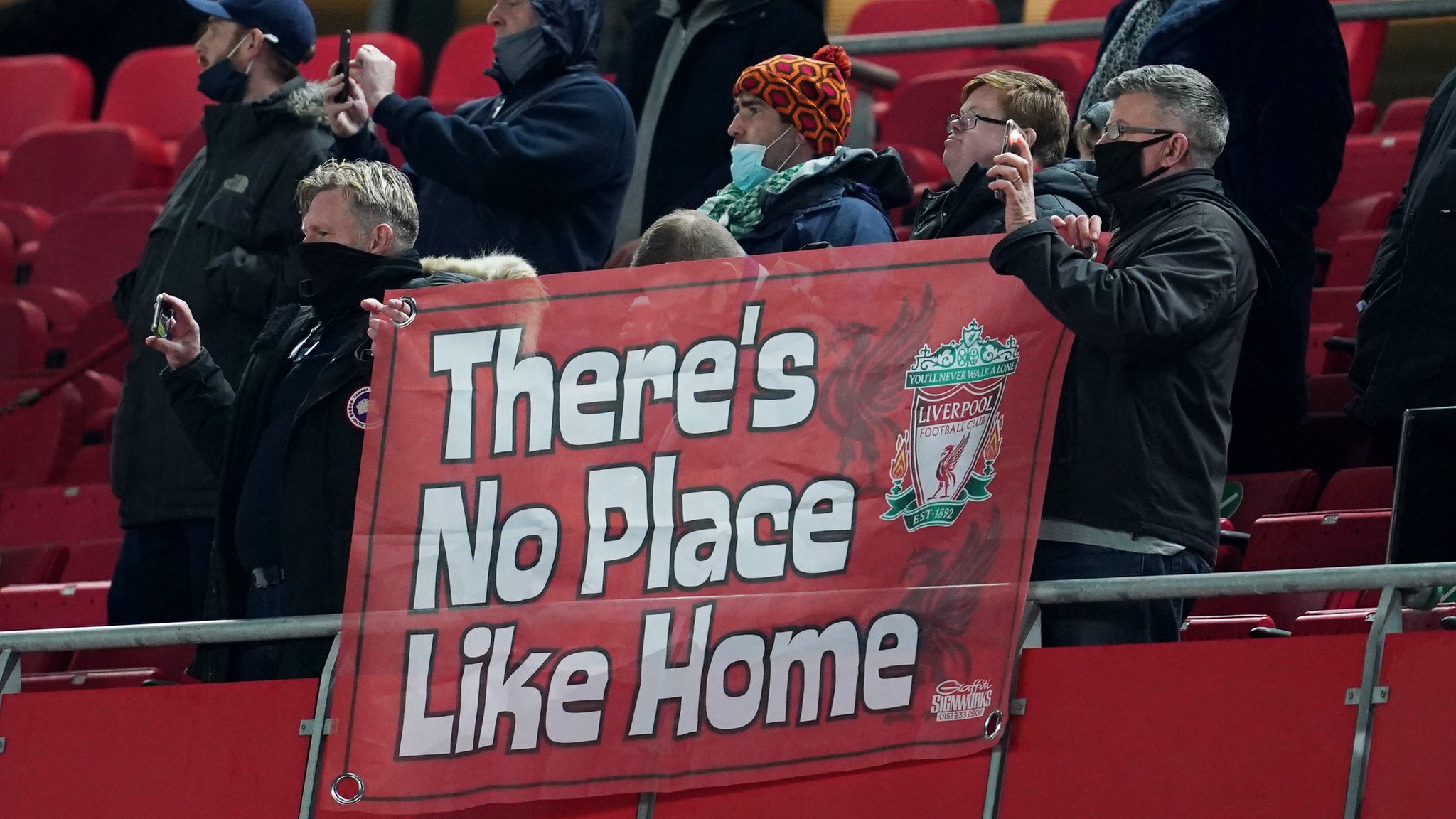 Liverpool fans back at Anfield means players no longer walk alone