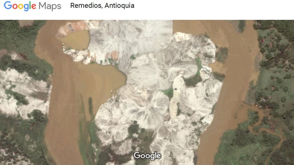 Imagen Antioquia Google Maps.