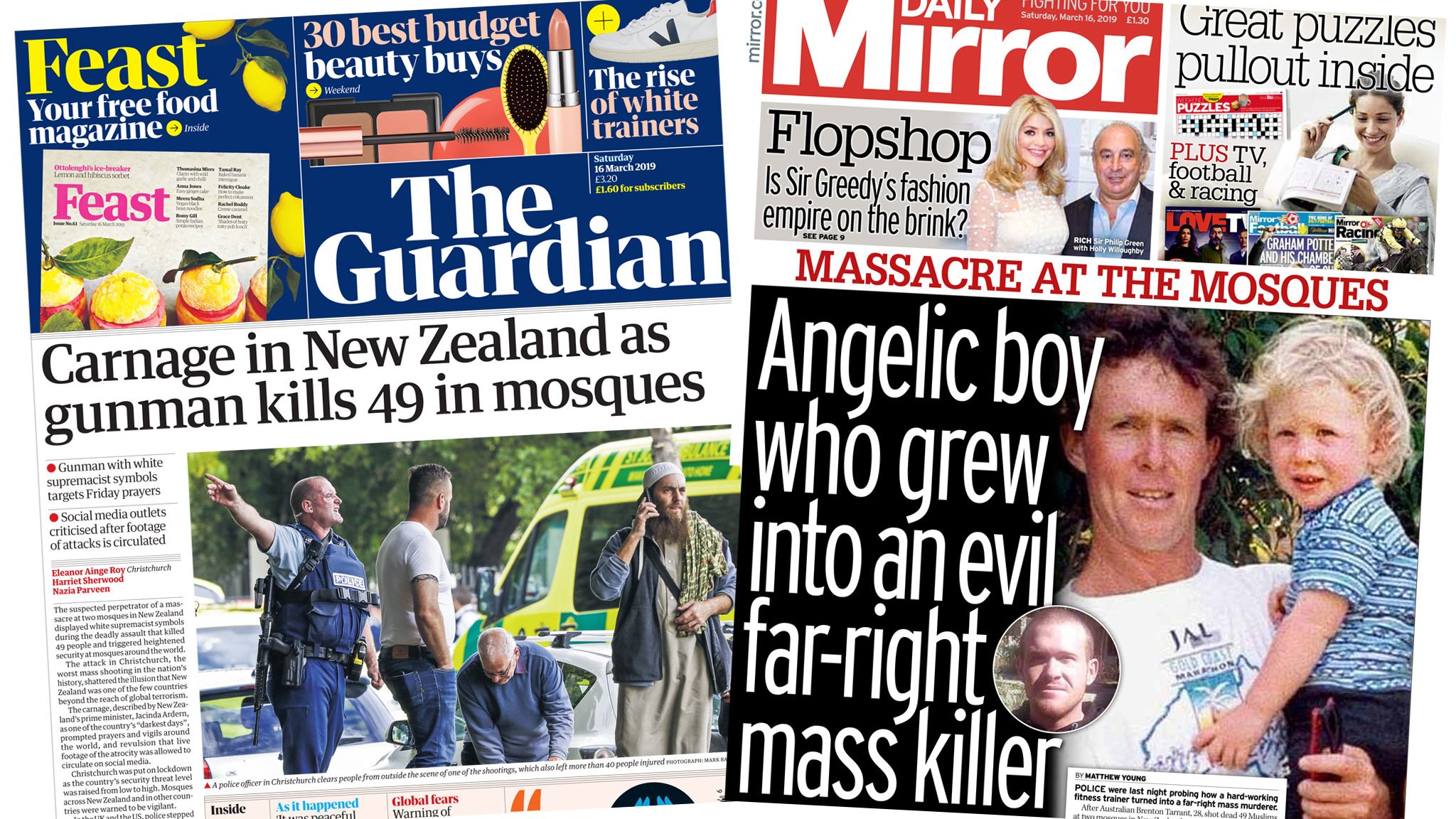 Kredsløb egyptisk rent Newspaper headlines: 'Massacre' at New Zealand mosques - BBC News