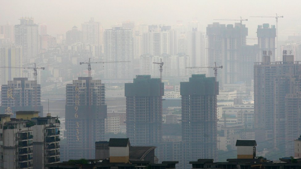 Zona de construcción en China