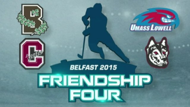 Ice hockey friendship four logo