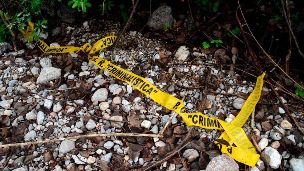 Barranca del Carnicero en Cocula, donde fueron encontrados los restos de uno de los estudiantes desaparecidos.