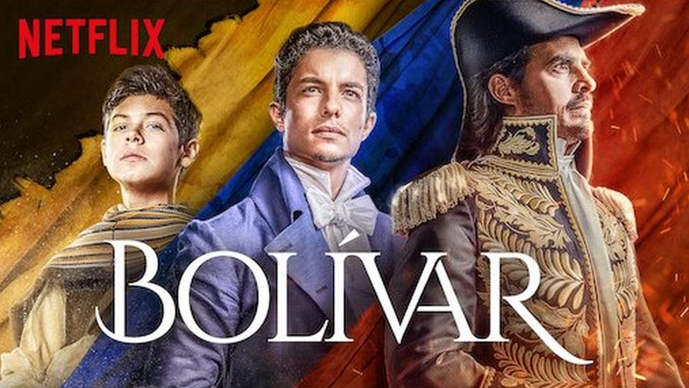 Afiche de promoción de "Bolívar, una lucha admirable".