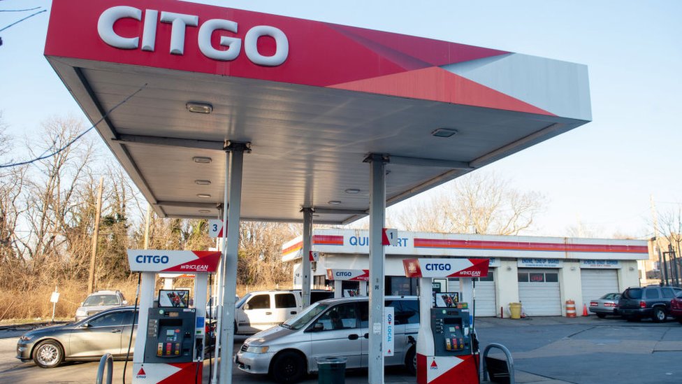 Una estación de Citgo, la empresa de combustible venezolana, en Estados Unidos