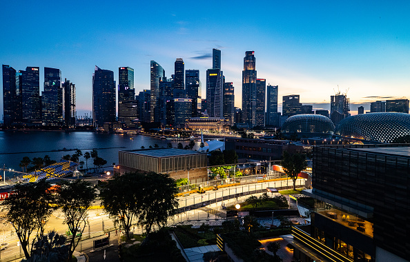 Imagen de la ciudad de Singapur.