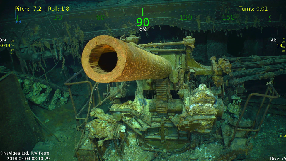 USS Lexington: Lost WW2 aircraft carrier found after 76 years