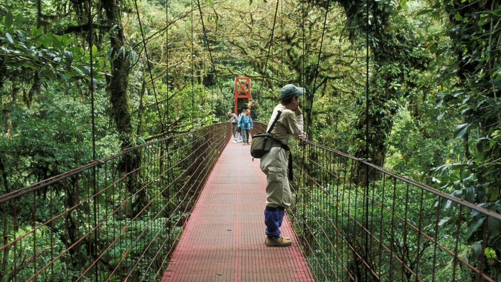 Una reserva natural en Costa Rica.