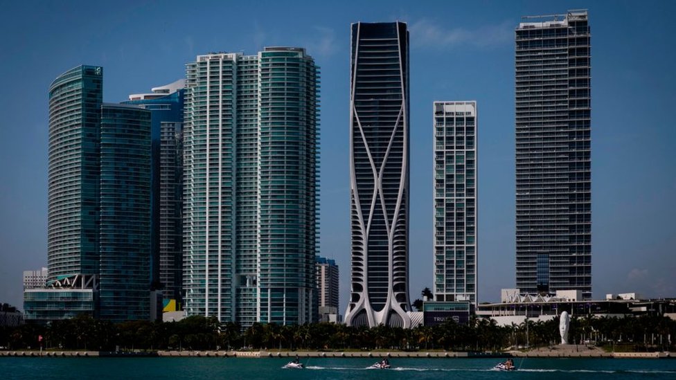 Condominios de lujo en el centro de Miami.