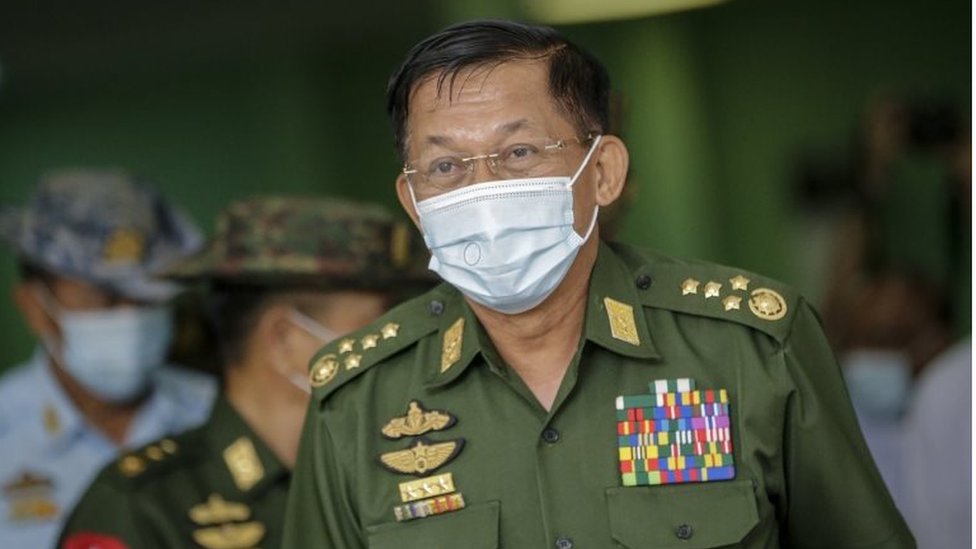 El general Min Aung Hlaing