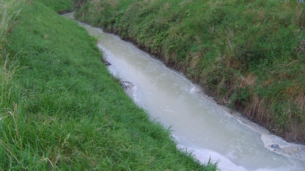 Загрязненный ручей