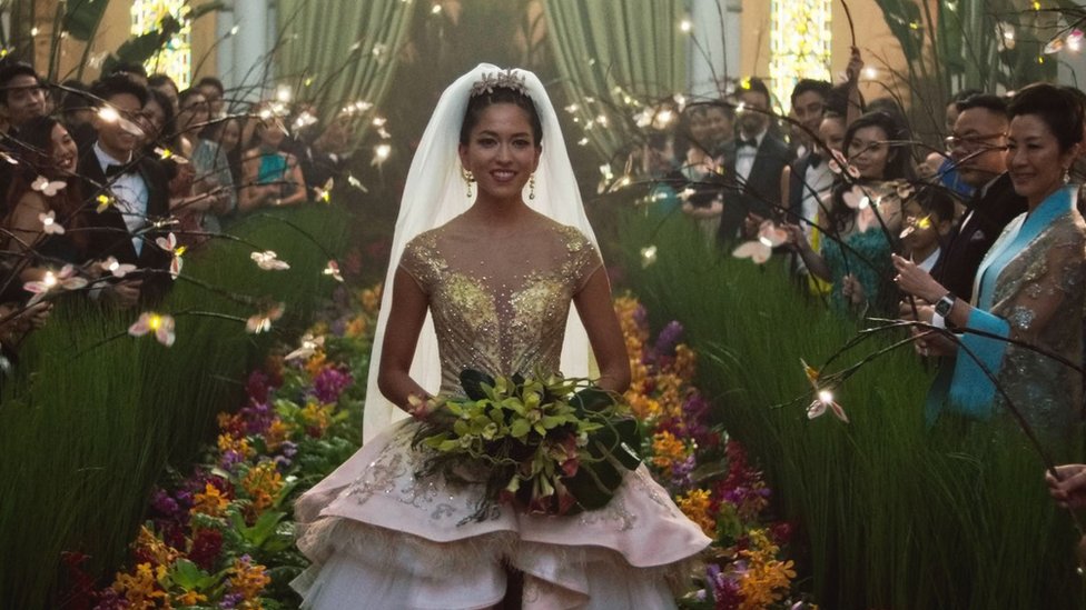 Crazy Rich Asians was a major commercial hit for Hollywood in 2018. A sequel, China Rich Girlfriend, has been delayed because of the pandemic. Pic - WARNER BROS/ BBC