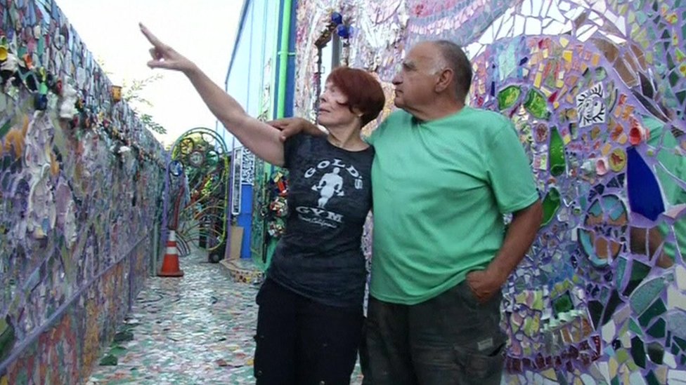 'Mosaic house' is culmination of 20 years' work BBC News