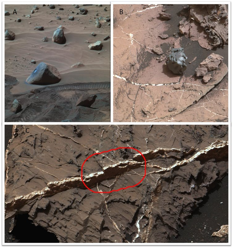 Rocas de fosfato, meteoritos de hierro y vetas con sulfatos encontrados en Marte por el rover Curiosity