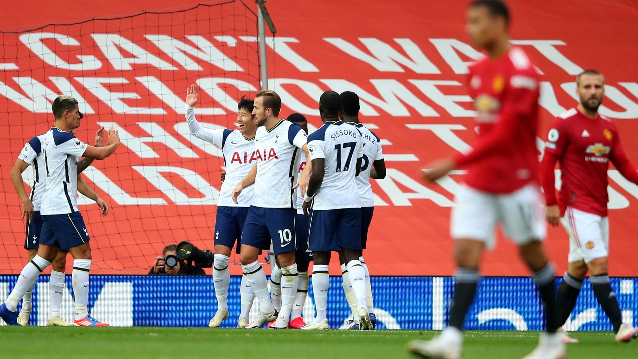 Man Utd 1-6 Tottenham: Son Heung-min, Harry Kane score