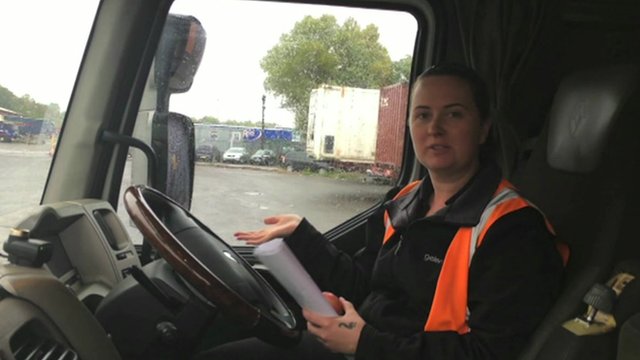 Why UK needs more female lorry drivers - BBC News