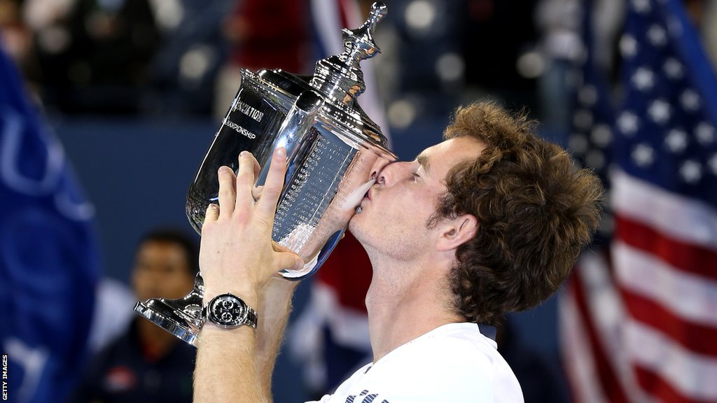 Andy Murray wins the US Open in 2012