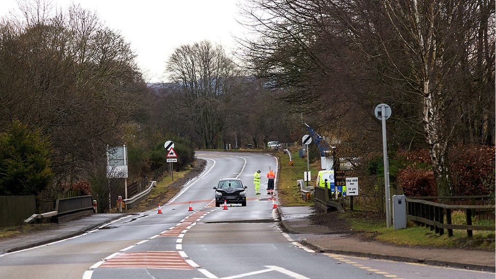 Teenage pedestrian killed while walking along A96 BBC News