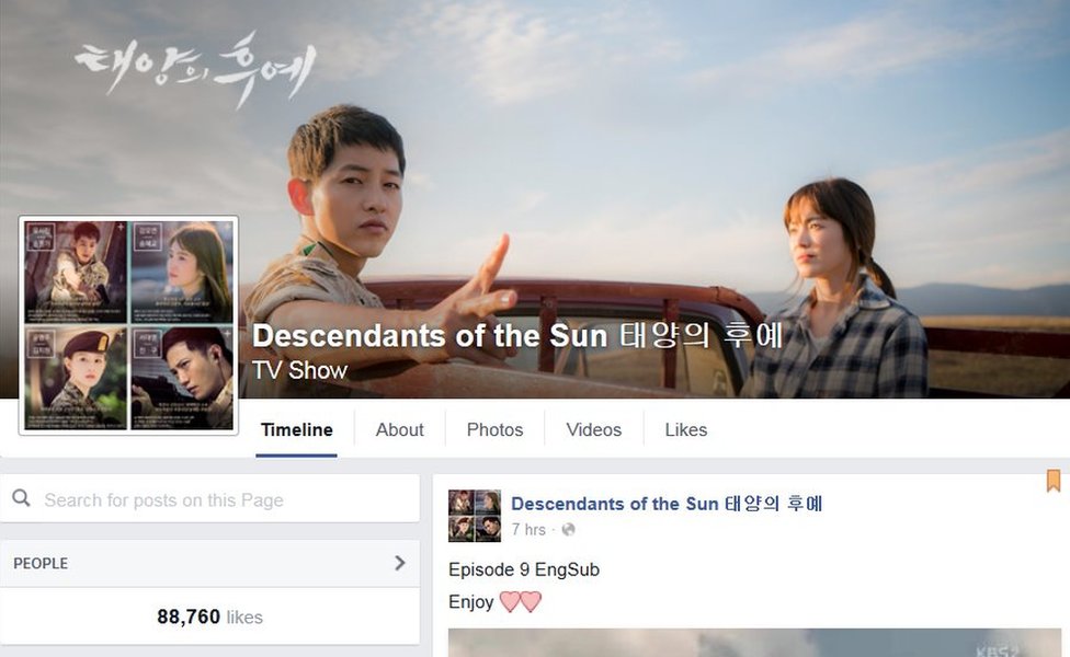 Descendants Of The Sun The Korean Military Romance Sweeping Asia Bbc News