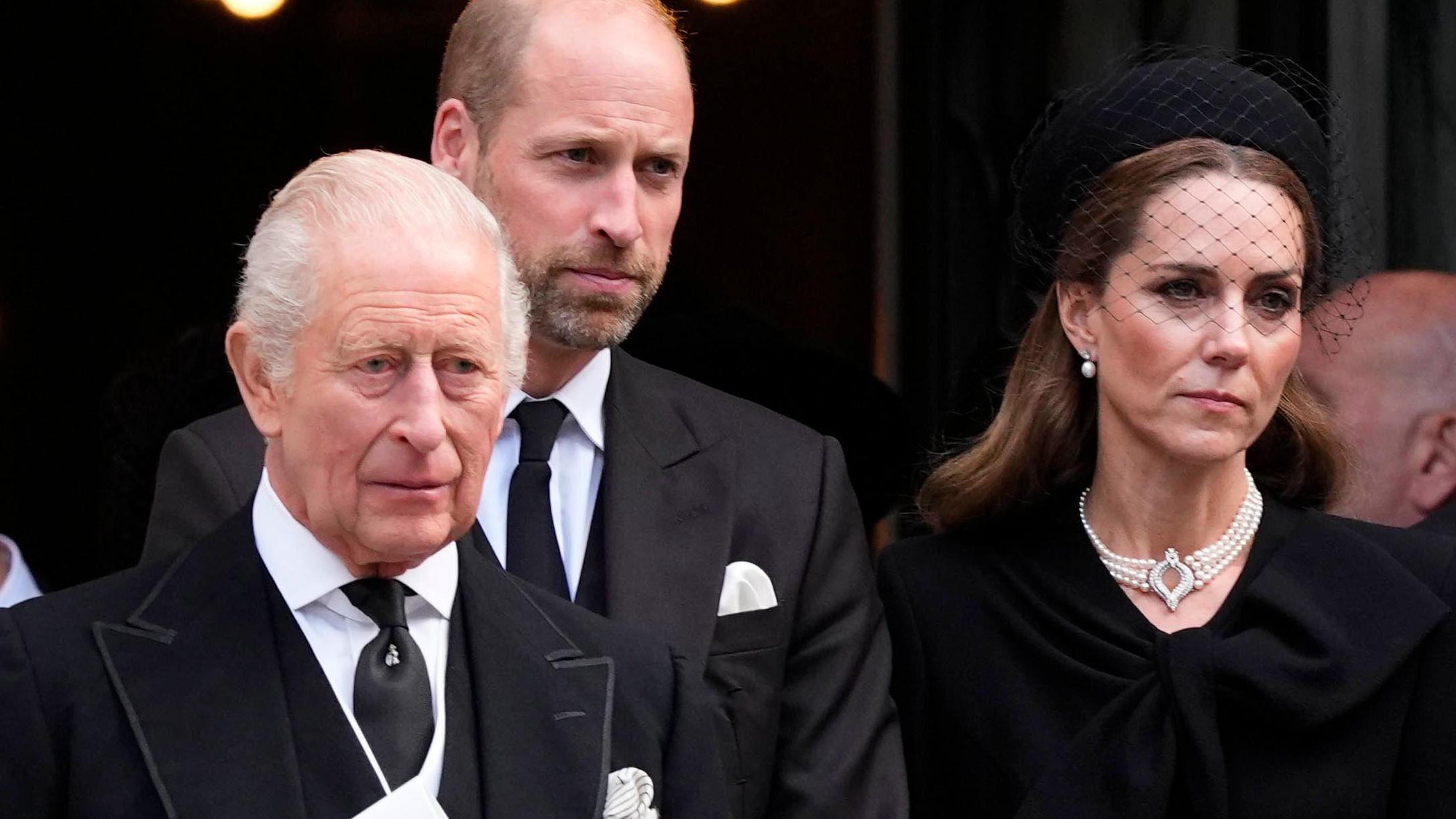 King Charles at Duchess of Kent's funeral but ill Queen Camilla did not  attend