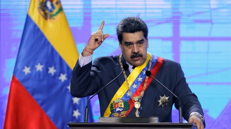 Nicolás Maduro, at an event in Caracas.