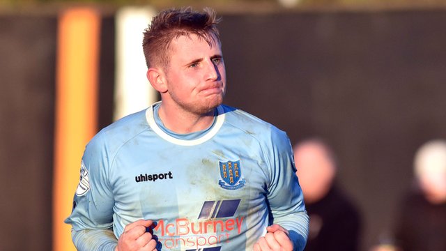 Ballymena player David Cushley