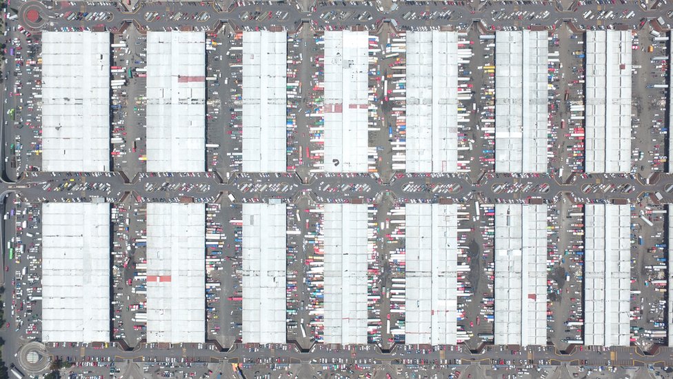 La Central de Abasto es uno de los lugares captados por la lente de Arau. (Foto: Santiago Arau) Una vista de la Central de Abasto Foto: Santiago Arau