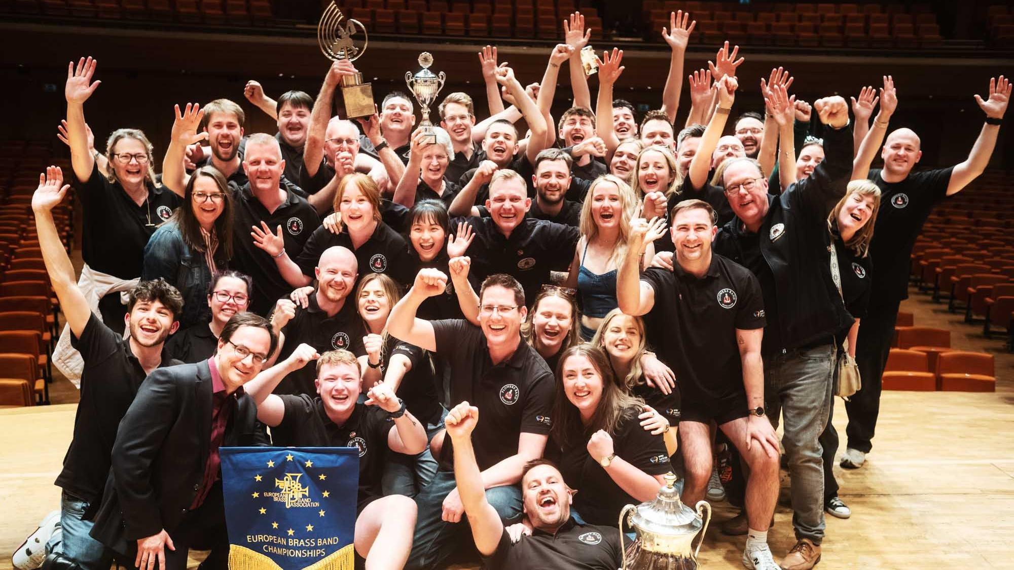 England's best brass band wins European Championships title