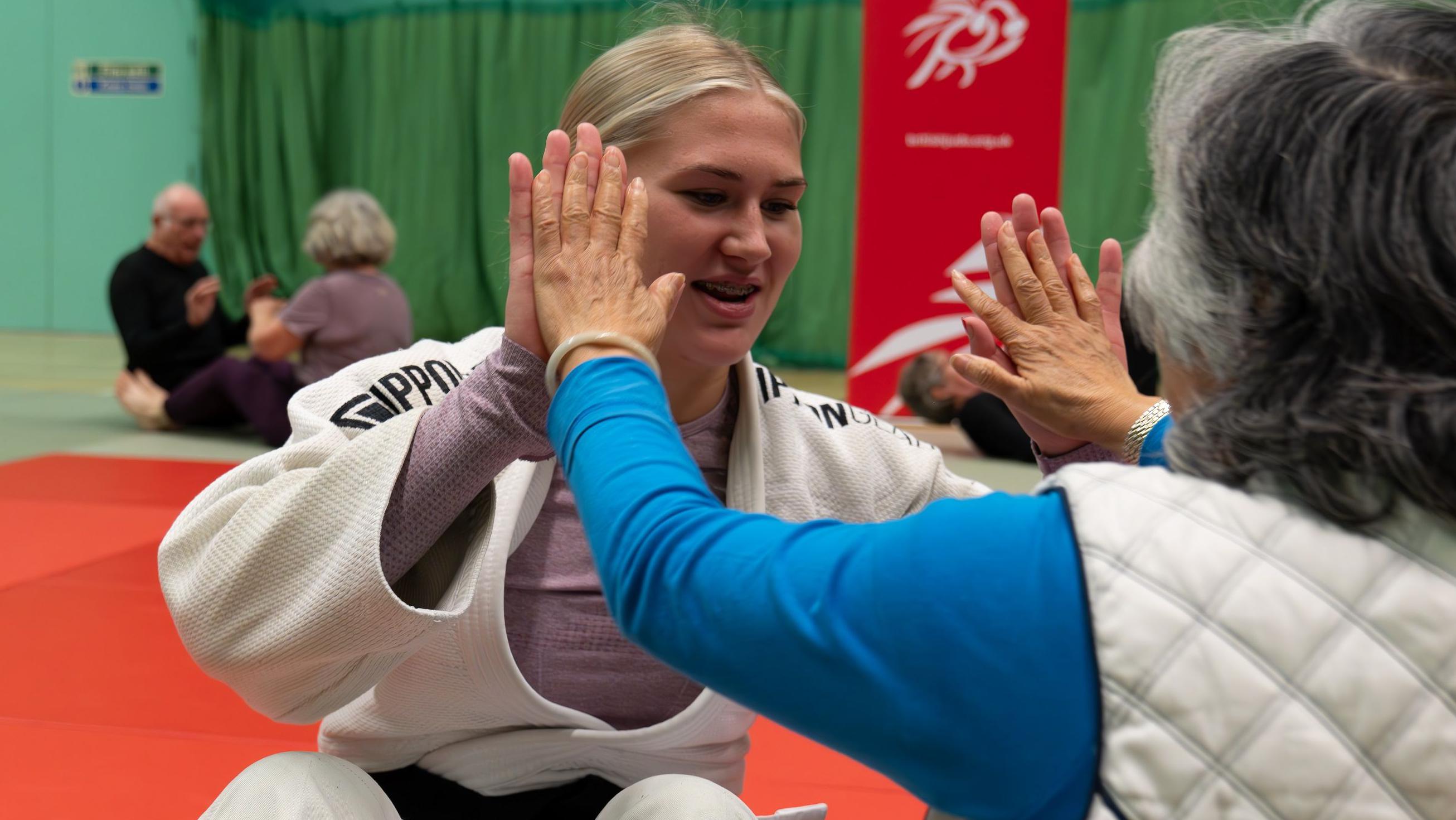 Judo lessons to help elderly people combat falls