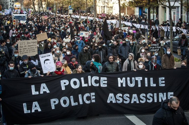 Una protesta en París