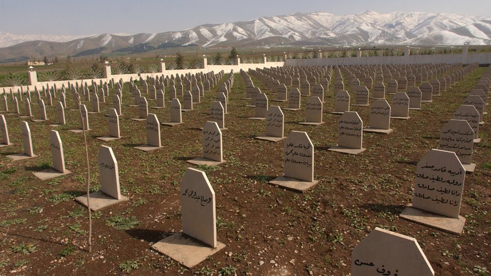 Cementerio masivo en Halabja