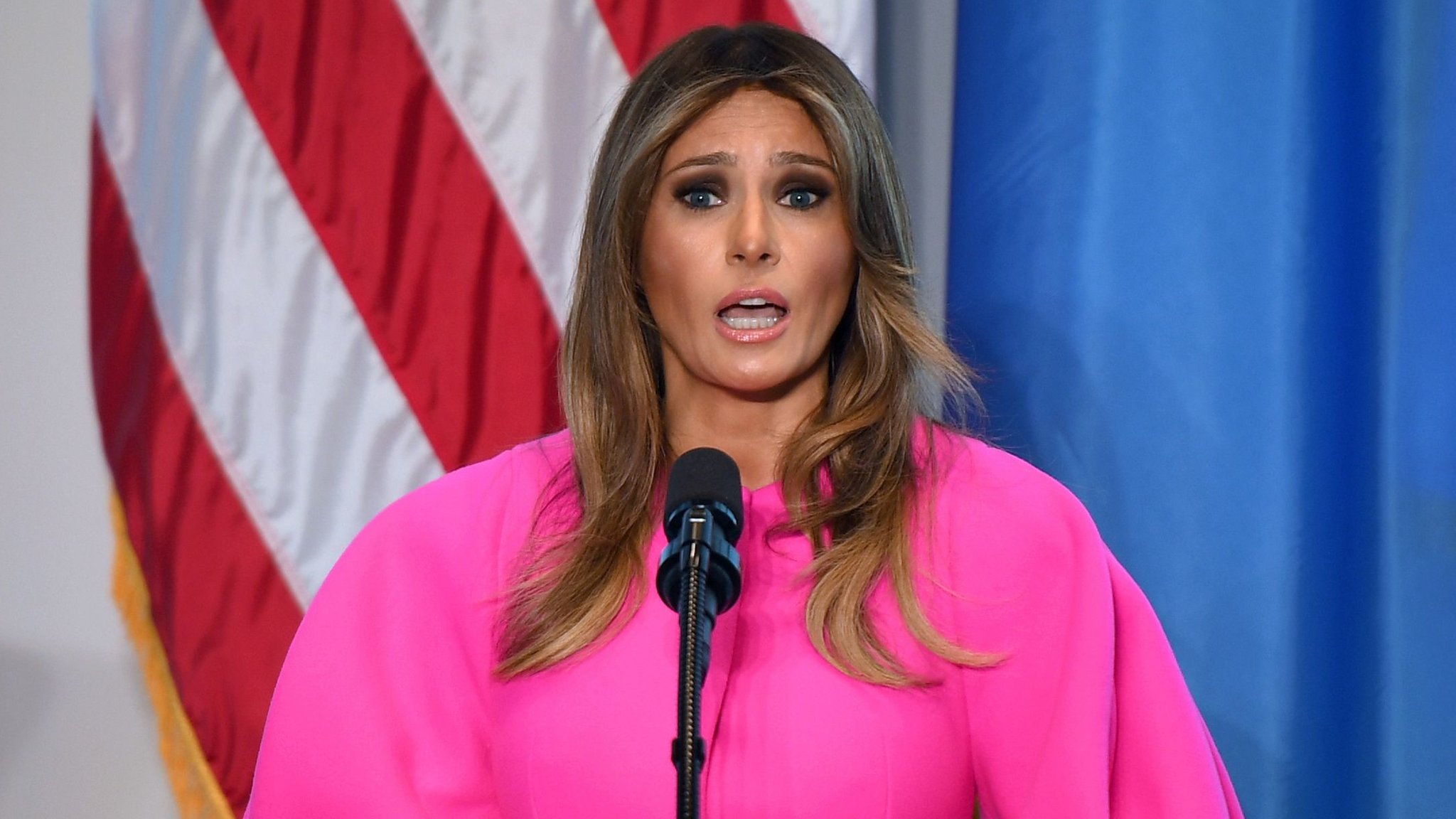 Melania Trump mocked online after anti-bullying speech