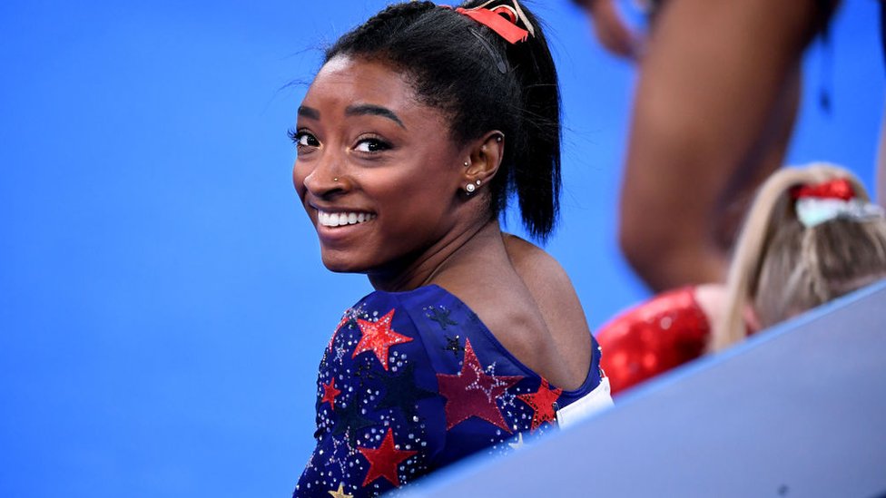 Gimnasia Simone Biles.