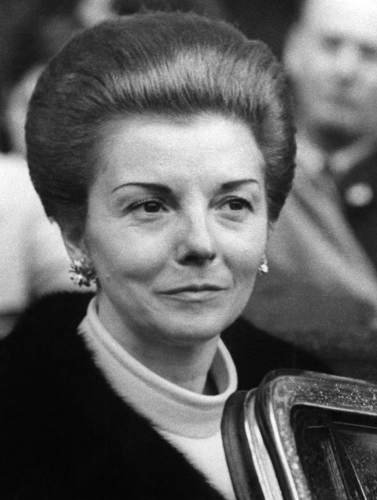 Retrato de Isabel Martínez de Perón en 1976.