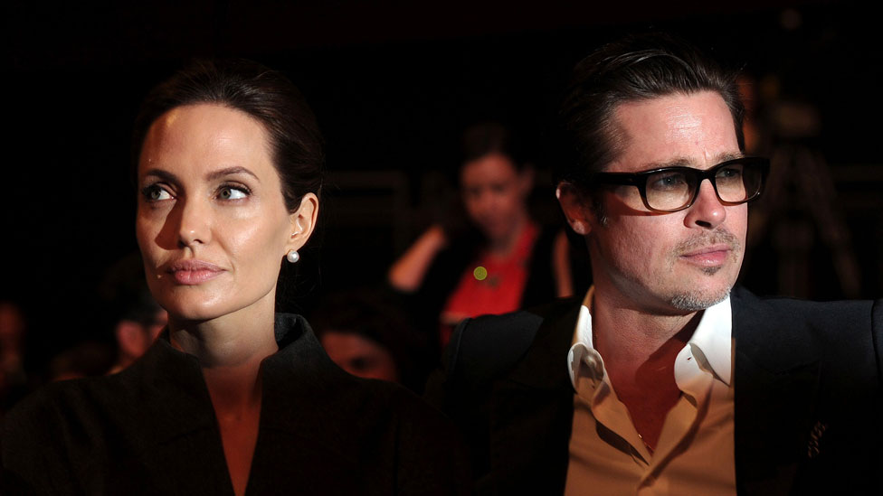 Анджелина Джоли и Брэд Питт в 2014 году