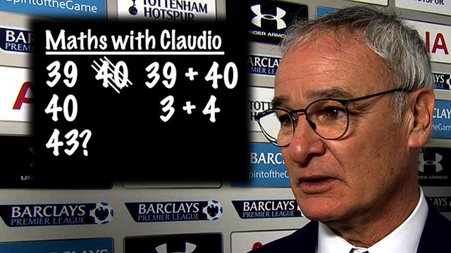 Leicester boss Claudio Ranieri