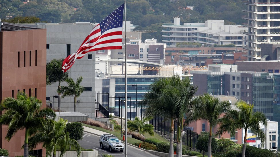 Embajada de EE.UU en Caracas.
