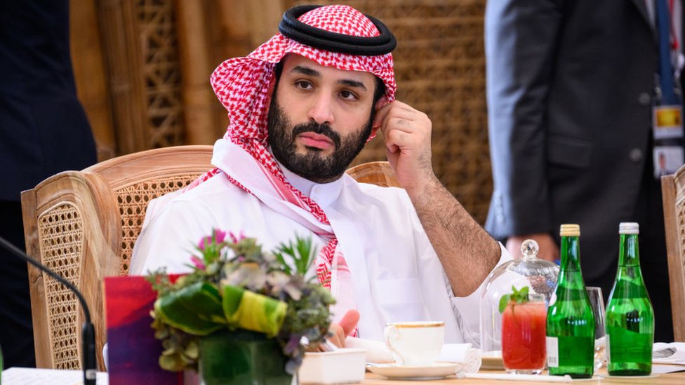 Retrato del príncipe Mohammed bin Salman.