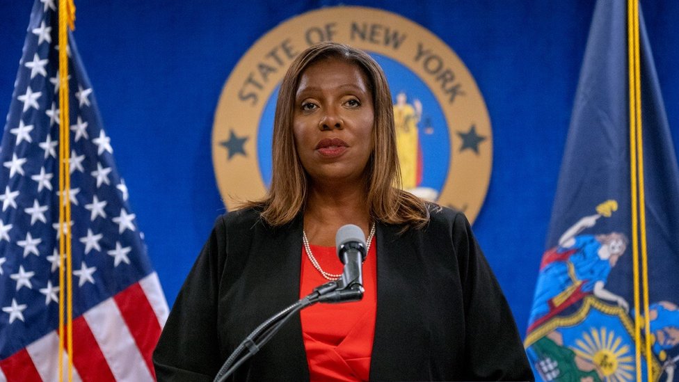 New York Attorney General Laetitia James.