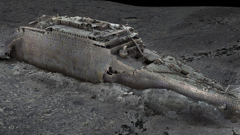 Titanic: Scan reveals world's most famous wreck