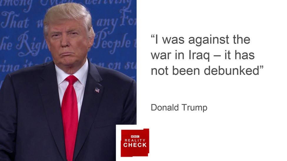 Reality Check Second Clinton V Trump Presidential Debate Bbc News 3176