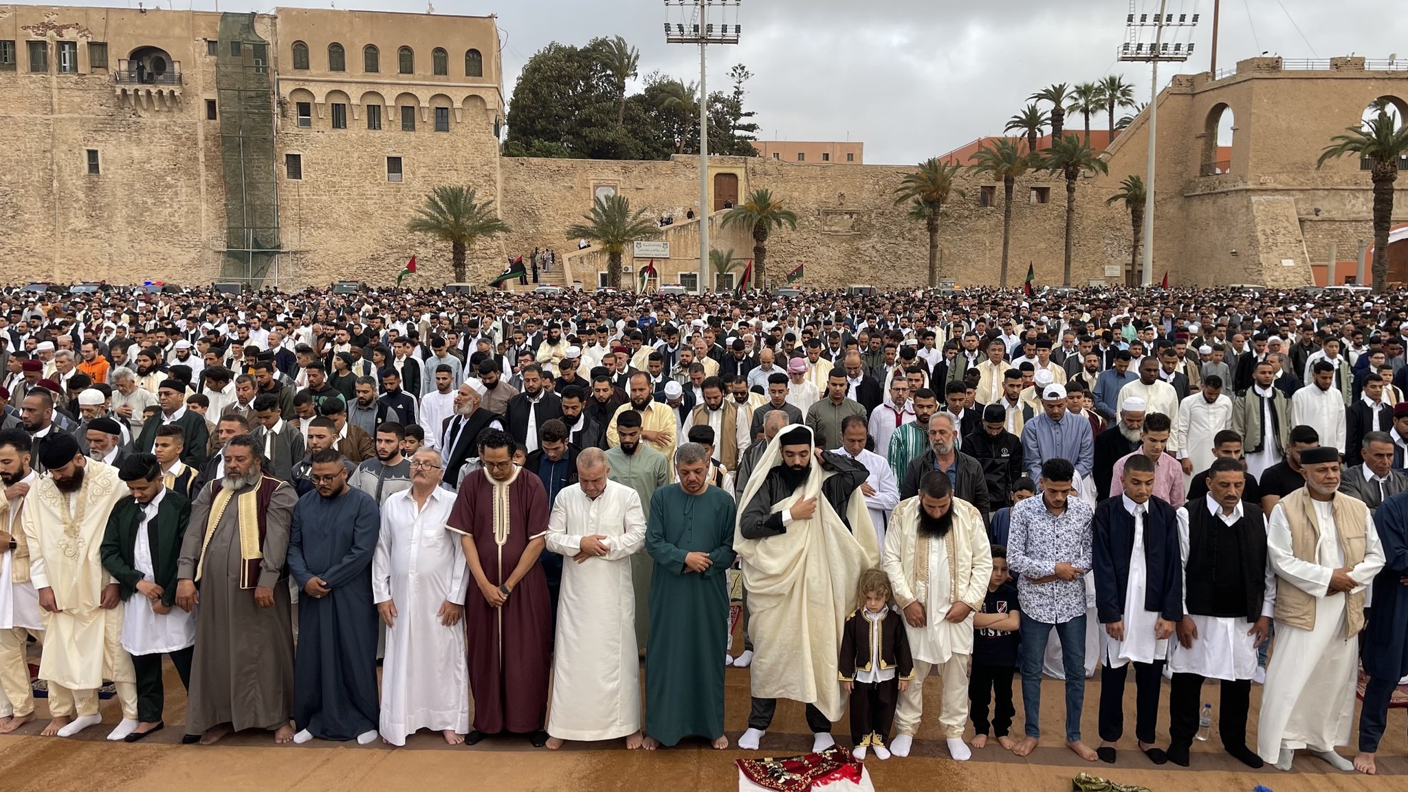 صلاة العيد في طرابلس