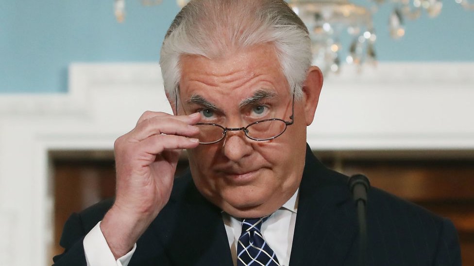 El Departamento de Estado ha dicho que Irán está cumpliendo con el acuerdo nuclear. Rex Tillerson.